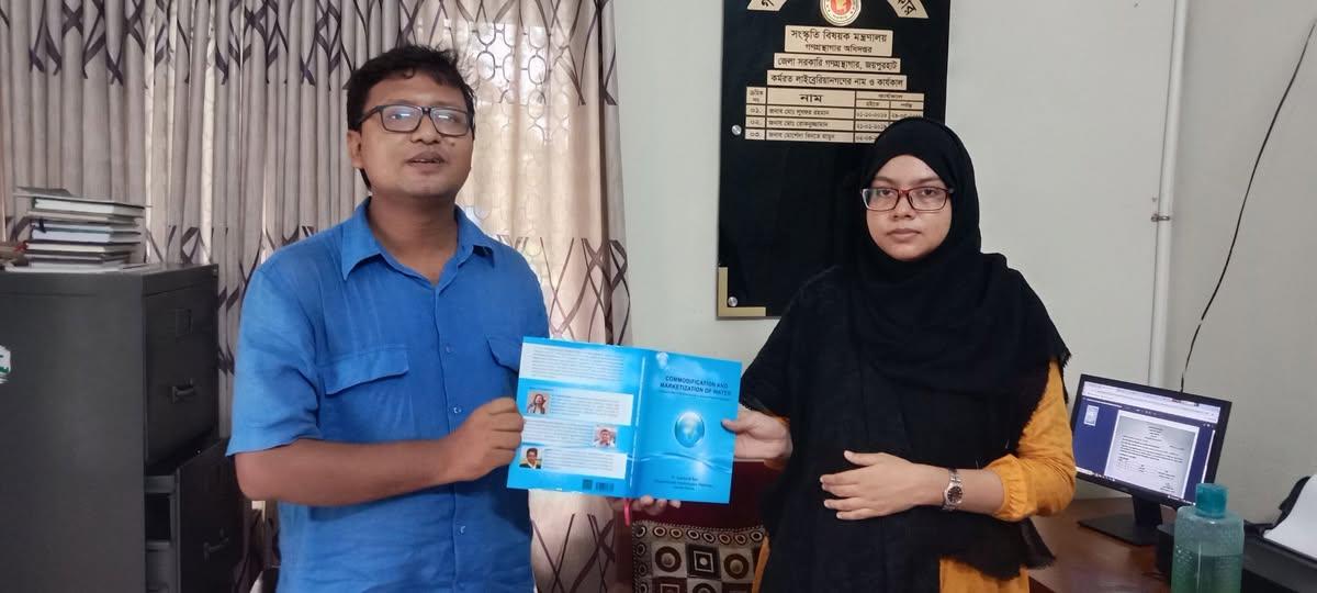 Preserving Knowledge for the Future: Action and Light Hands Over Self-Published Works to Joypurhat District Library
