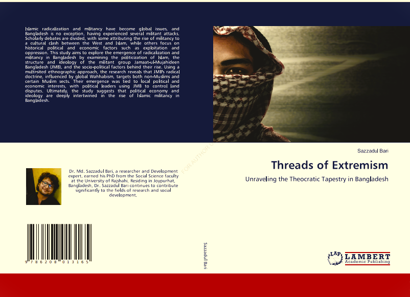 Weaving the Militancy: Dr. Sazzadul Bari’s New Book Explores Religious Extremism in Bangladesh